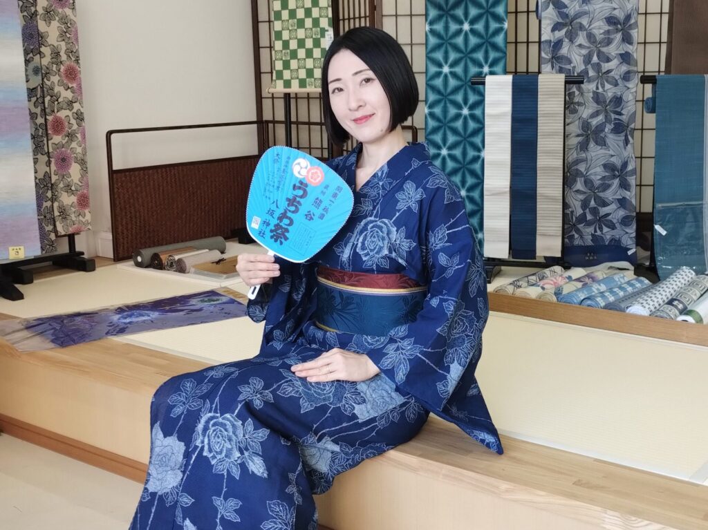 長板中型の浴衣コーディネート