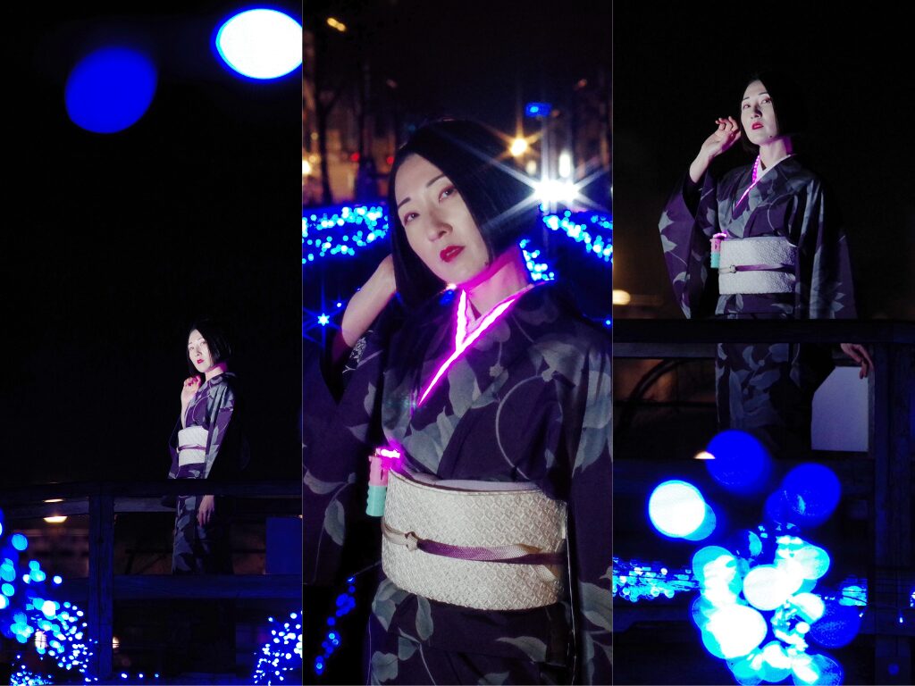 着物ポートレート「Light-Kimono 02」