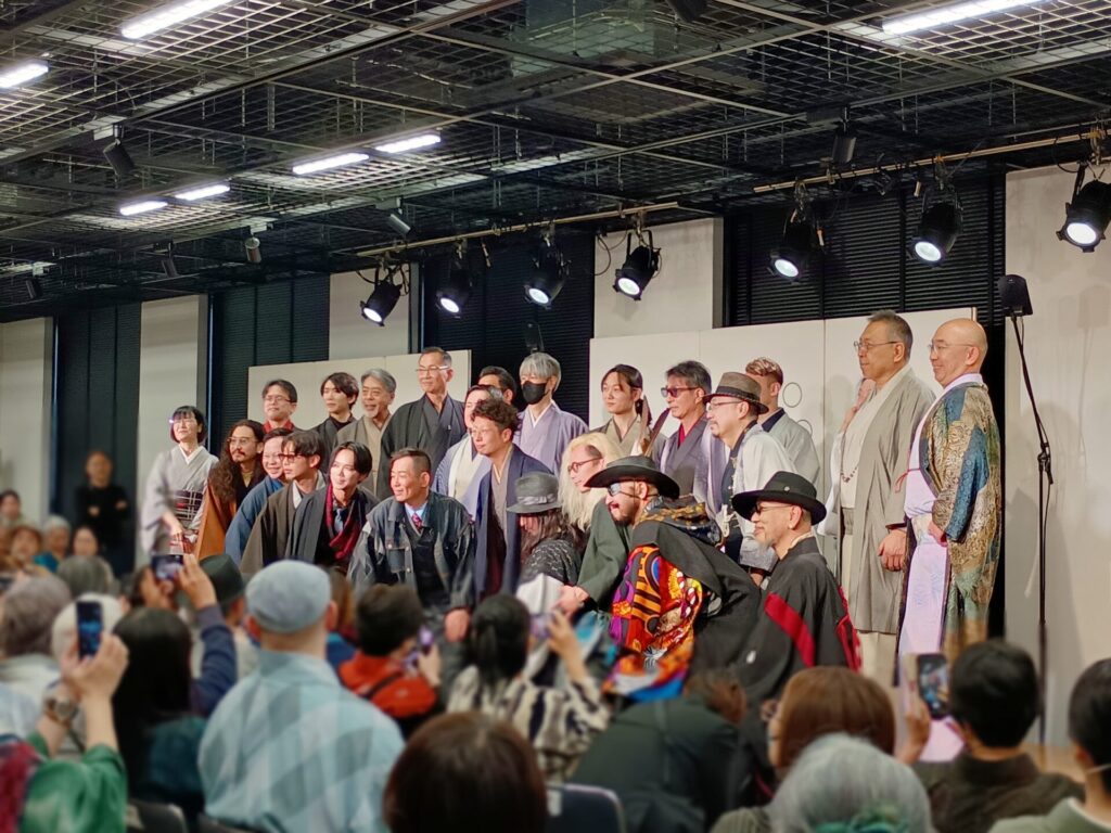 東京キモノショー2026「男の着物show」ステージの様子